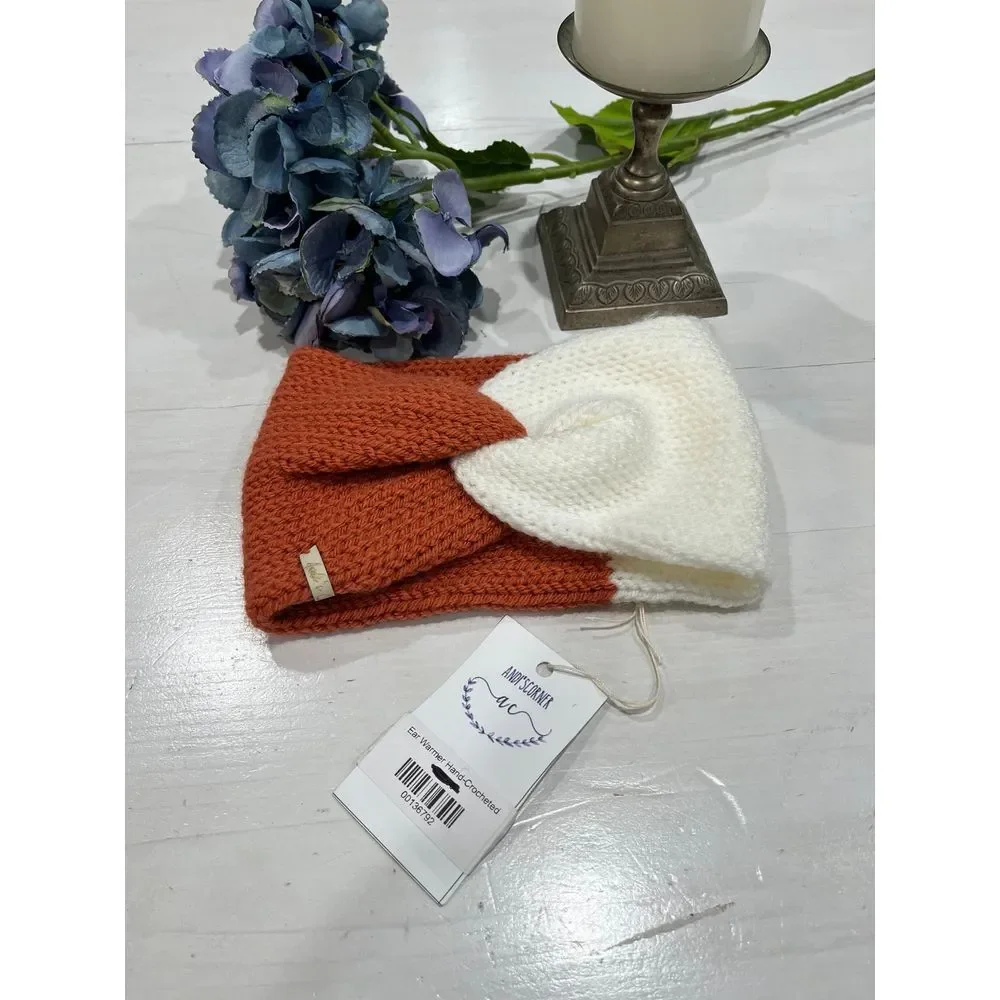 BRAND NEW! Hand made crocheted‎ ear warmer
